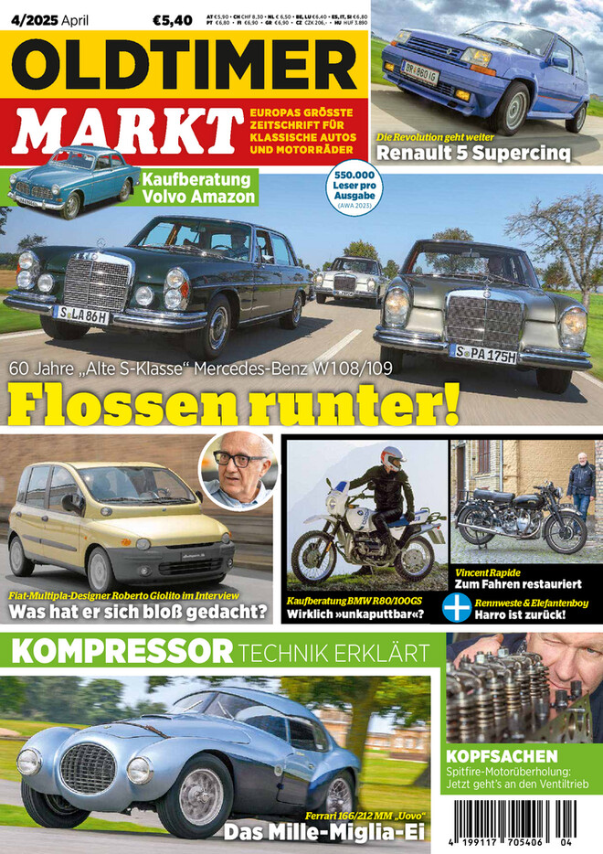 Cover der Ausgabe 04/2025 von OLDTIMER MARKT