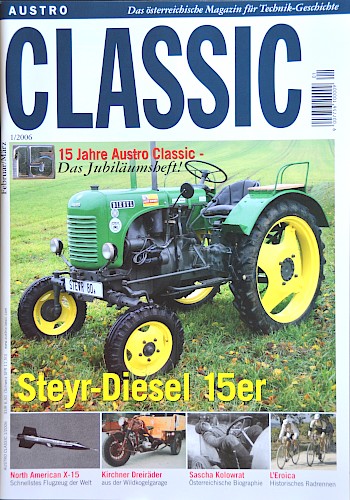 Cover der Ausgabe 01/2006 von AUSTRO CLASSIC